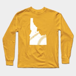 Idaho Baseball Seams Long Sleeve T-Shirt